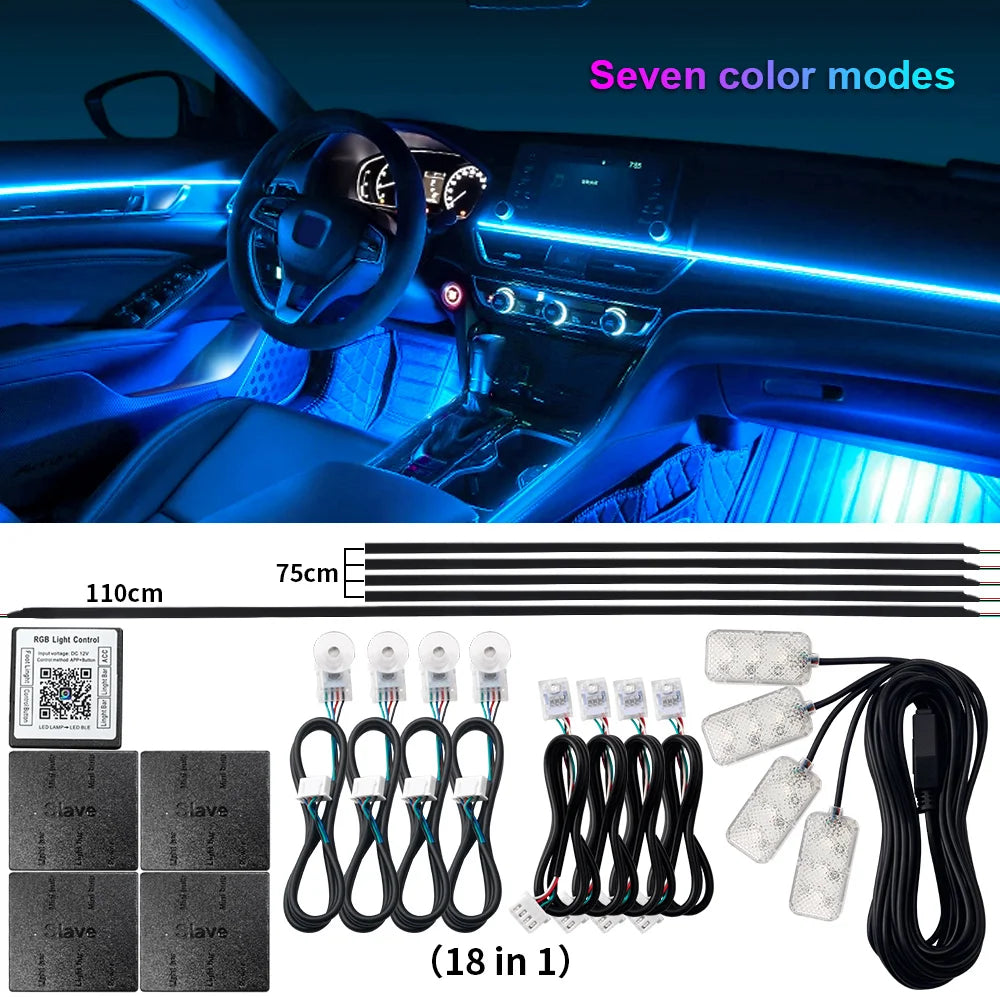 Velocity Aura Smart Ambient Interior Lighting Kit