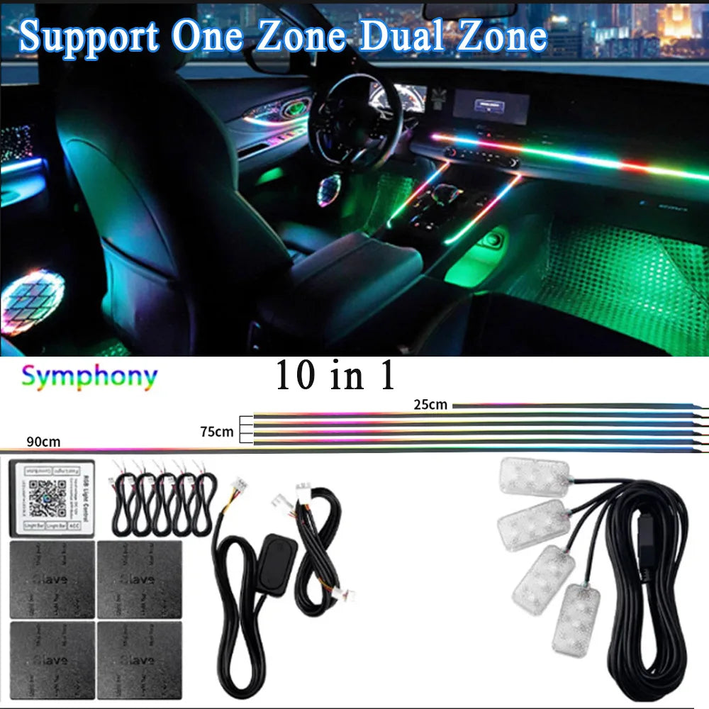 Velocity Aura Smart Ambient Interior Lighting Kit
