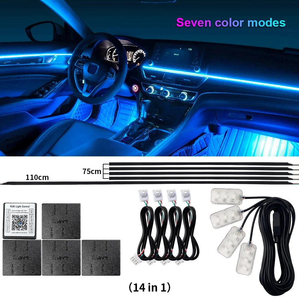 Velocity Aura Smart Ambient Interior Lighting Kit
