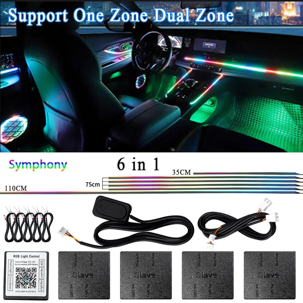 Velocity Aura Smart Ambient Interior Lighting Kit